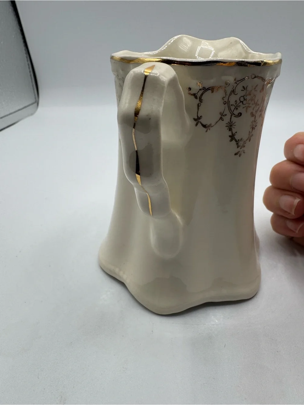 Vintage Crooksville China Thematic Lorraine Creamer